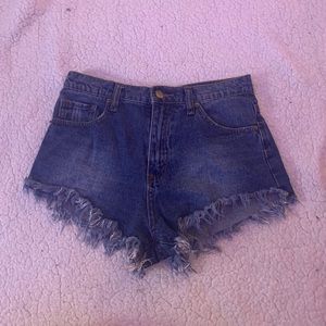 FOREVER 21 JEAN SHORTS